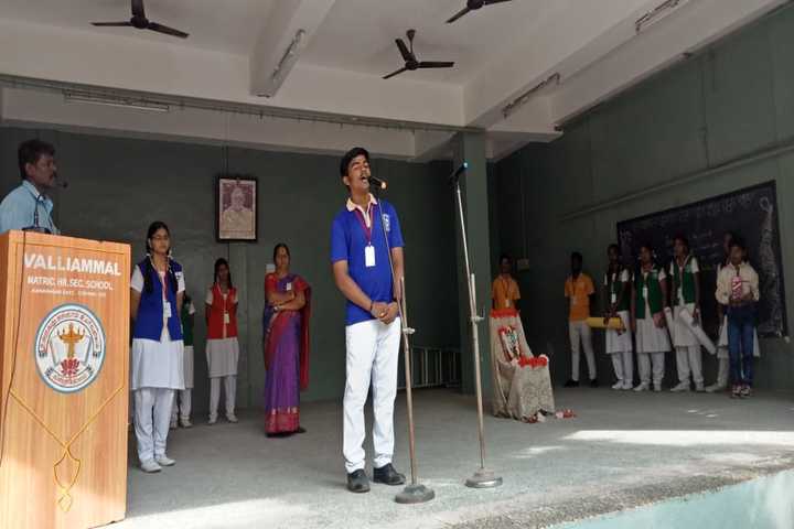 Valliammal Matriculation Higher Secondary School-Speech