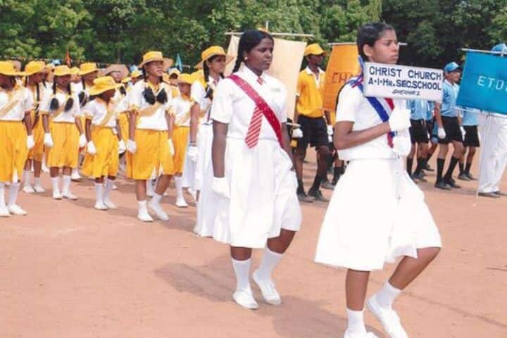 Christ Church Anglo Indian Higher Secondary School-March Past