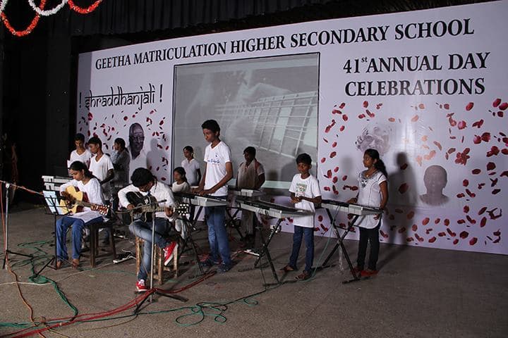 Geetha Matriculation Higher Secondary School-Music Competition