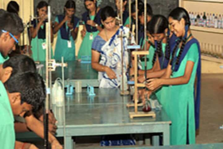 PNECT Kamaraj Matriculation Higher Secondary School-Chemistry Lab