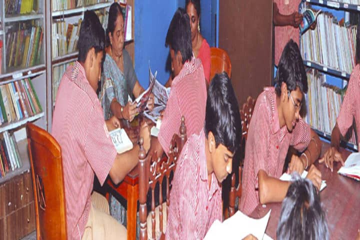 M P Aanandh Matriculation Higher Secondary School-Library