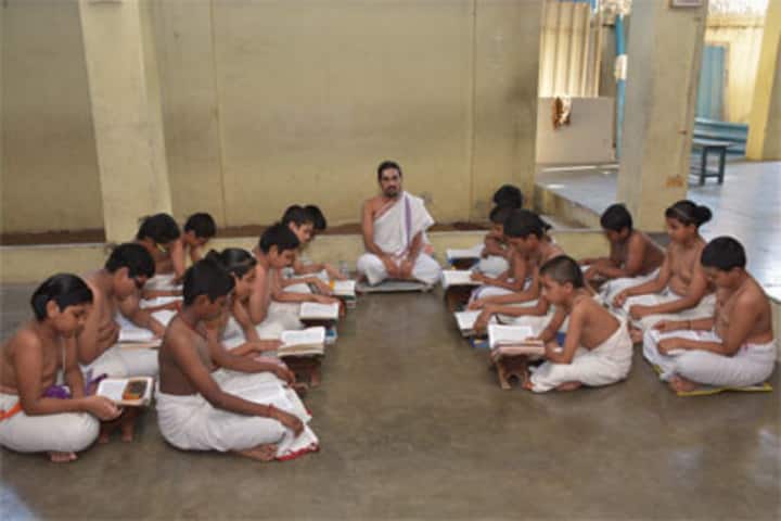 Sri Ahobila Math Oriential Higher Secondary School-Veda Pacticing