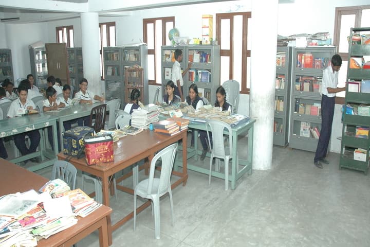 P S Matriculation Higher Secondary School-Library