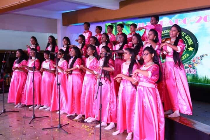 St Antonys Matriculation Higher Secondary School-Group Singing