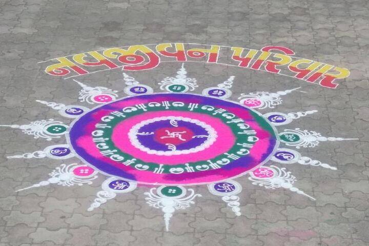 Navjeena High School-Rangoli