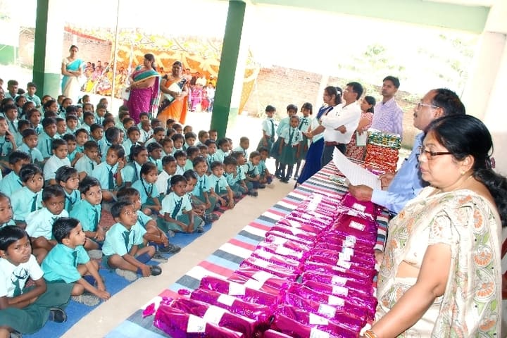Swarna Rekha Public School-Gift Distribution
