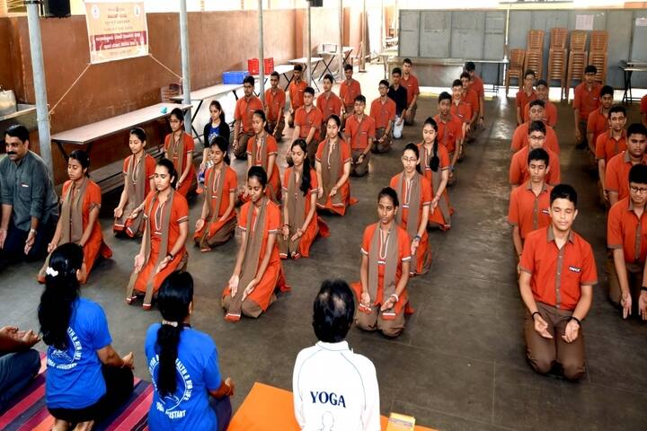 Expert Pre-University College-Yoga Day
