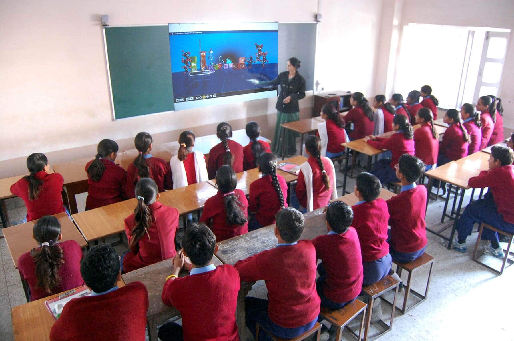 Pink Model School-Digital Classroom
