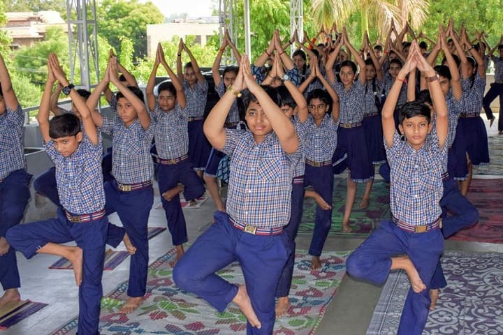Bakhshis Springdales Junior School-Yoga