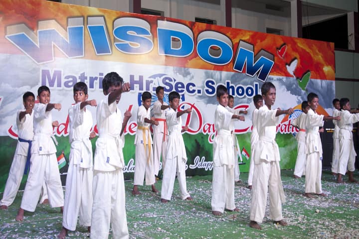 Wisdom Matriculation Higher Secondary School-Karate