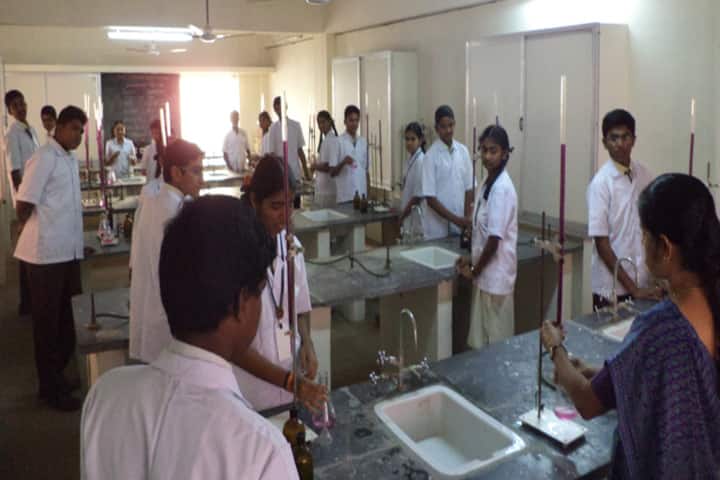 Kongu Vellalar Matriculation Higher Secondary School-Chemistry Lab