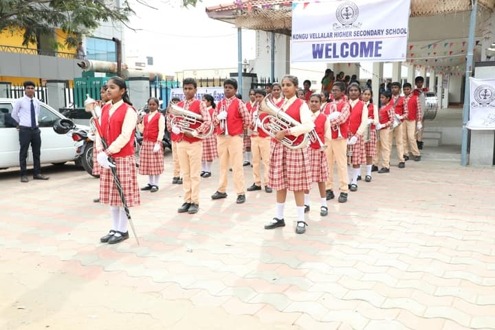 Kongu Vellalar Matriculation Higher Secondary School-School Band