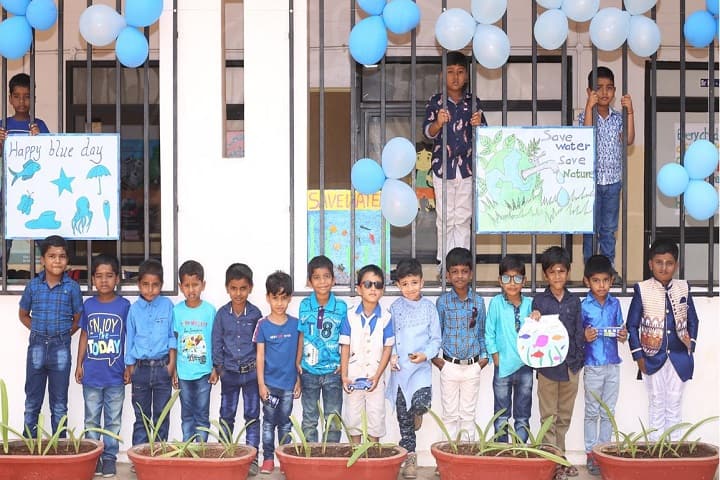 ALG Matriculation Higher Secondary School-Blue Day Celebration