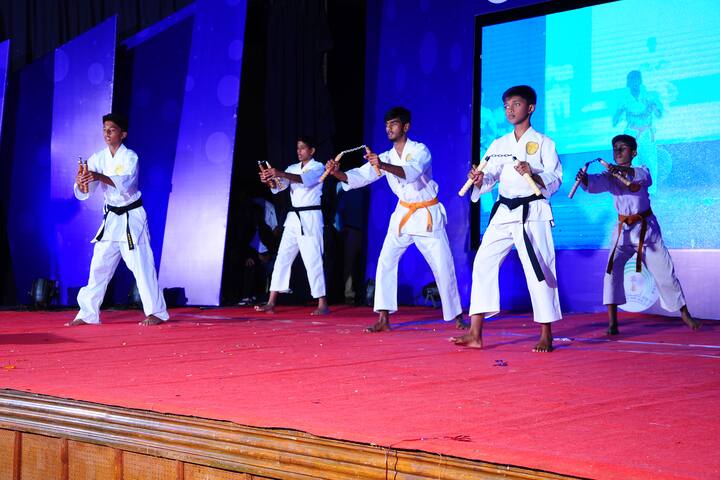 Sri Paramahamsa Vidyaniketana school-Karate Actiity