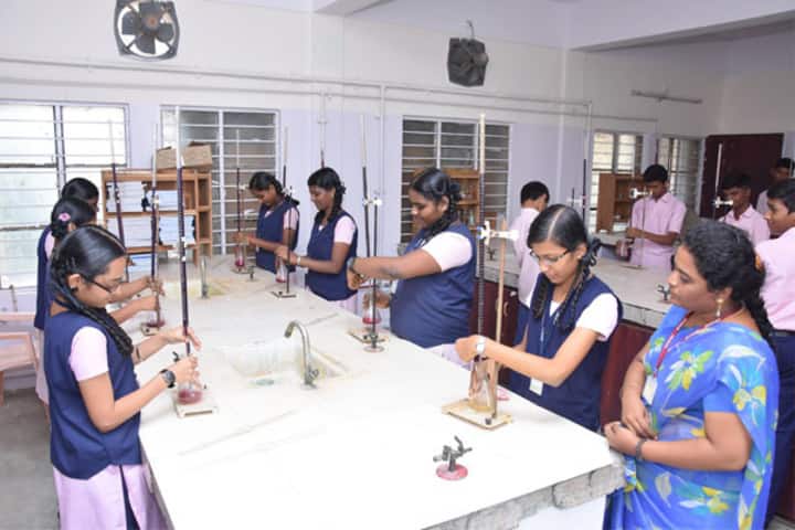 Amudham Matriculation Higher Secondary School-Chemistry Lab