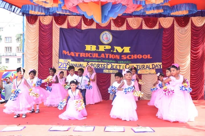 B P M Matriculation School-Sports Meet