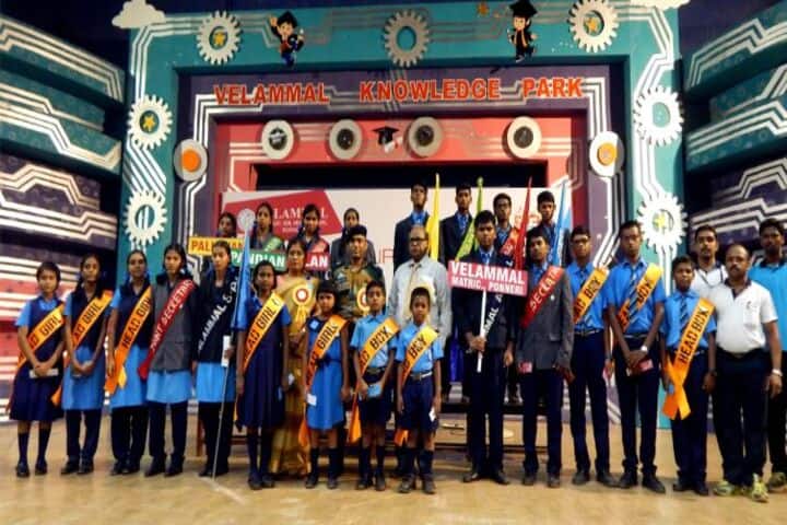 Velammal Matriculation Higher Secondary School-Investiture Ceremony