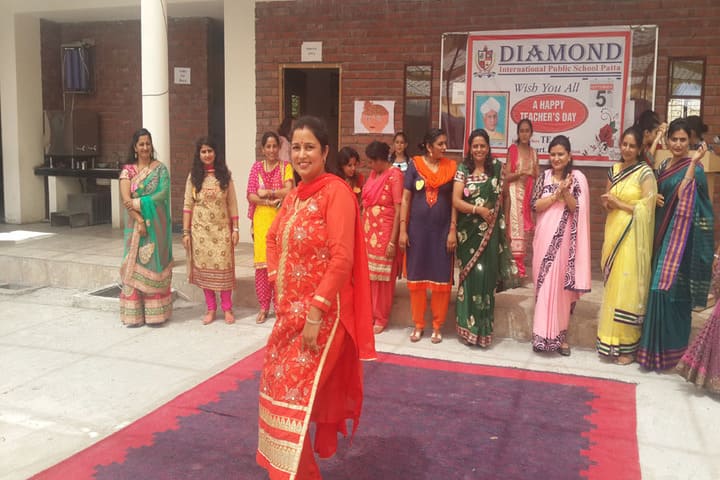 Diamond International Public School-Teachers Day Celebration