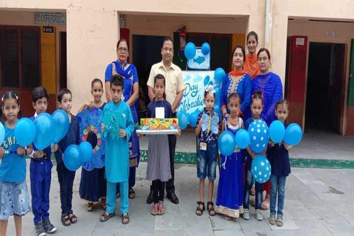 Lala Jagat Narain DAV Public School-Blue Day Celebration