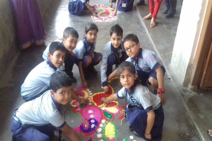 Gyan Dip Kendriya Vidyalaya-Rangoli Competition