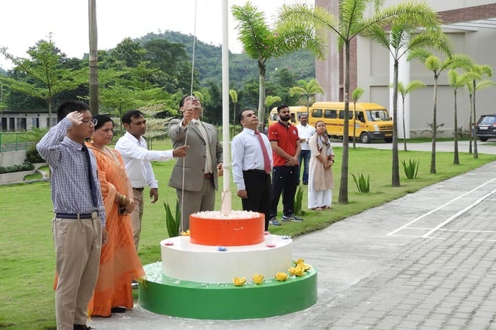 HIM International School-Flag Hoisting