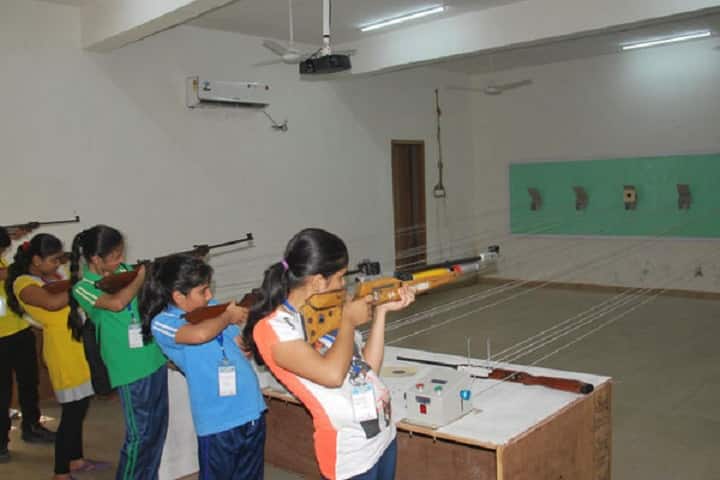 Seth M R Jaipuria School-Gun Shooting