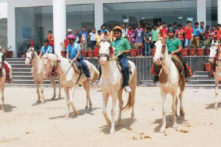 Seth M R Jaipuria School-Horing Riding