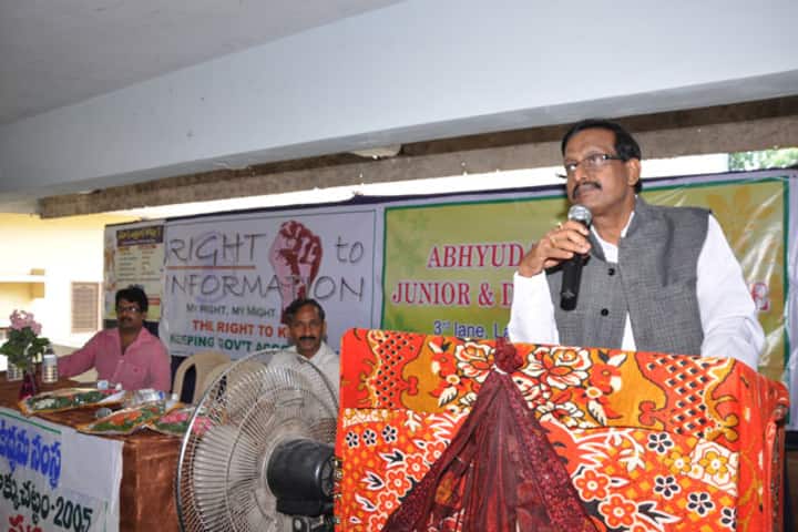 Abhyudaya Mahila Junior College-Principal Speech