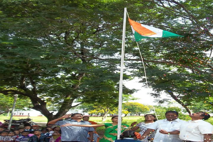 Angel School And Emmi Junior College-Flag Hoisting