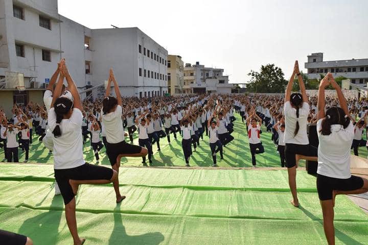 Krishna Public School - Yoga Activity