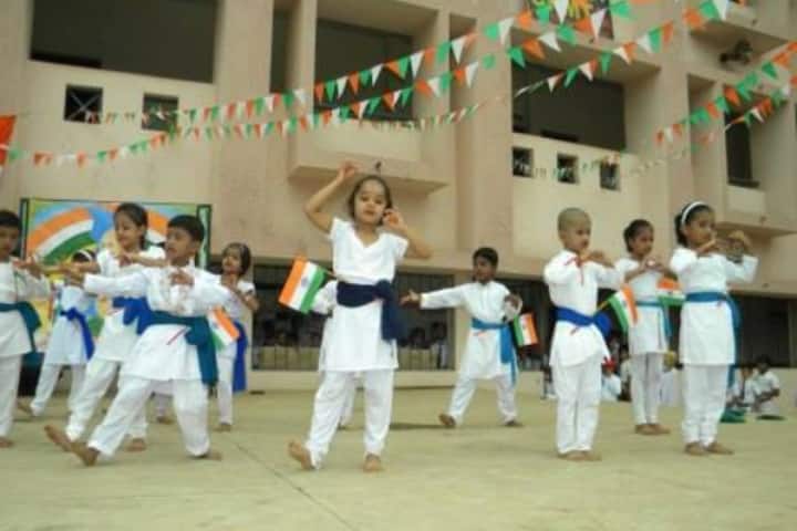 Krishna Public School- Dancing Activity on Independence Day