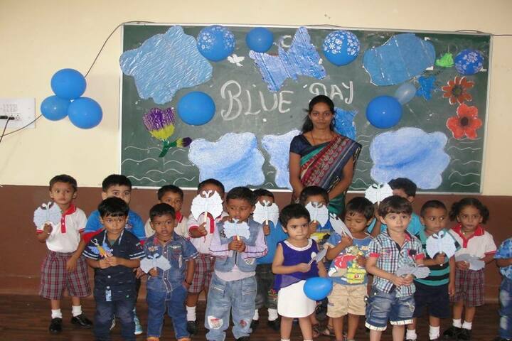 Mansarowar Vidyalaya-blue day