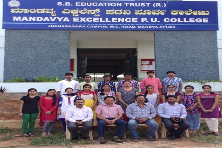 Mandavya Excellence Pre University College-Students And Staff