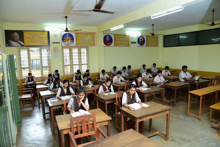 Narendra Pre University College-Library Reading Room