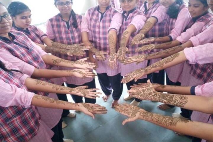 Navkis Residential Pre-University College for Girls-Mehndi Design