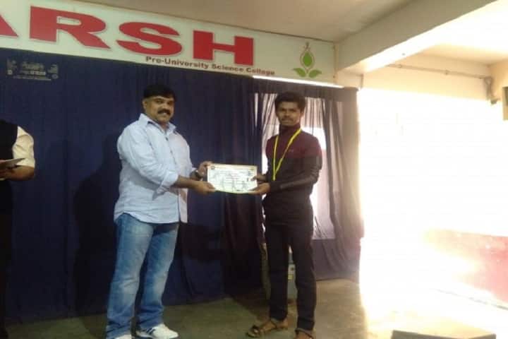 Adarsh Pre University Science College-Certificate