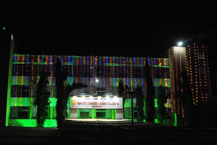 New Arts Commerce and Science College-College at Night