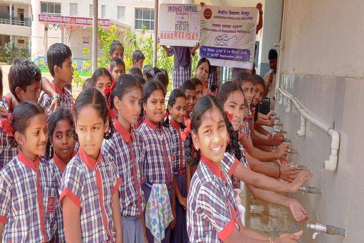 Kendriya Vidyalaya-Hand Wash Day