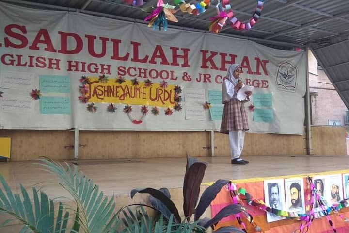 Dr Asadullah Khan English High School and Junior College-Programme