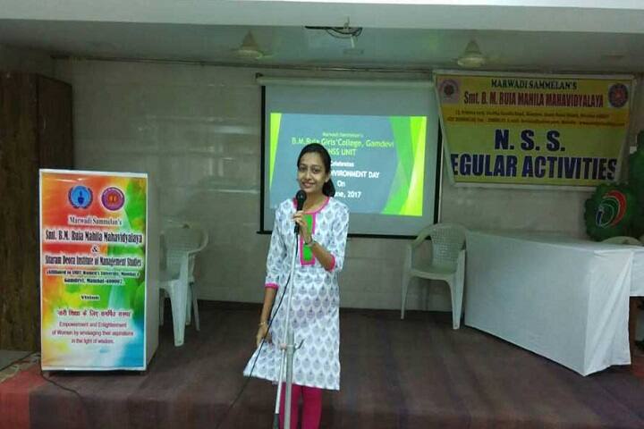 B M Ruia Girls College-Environment Day