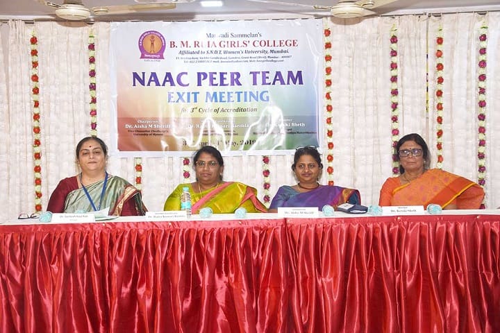 B M Ruia Girls College-NAAC Visit