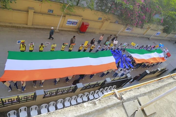 Adv Shardul Sudhakarrao Jadhavar Commerce and Science Junior College-Flag Day