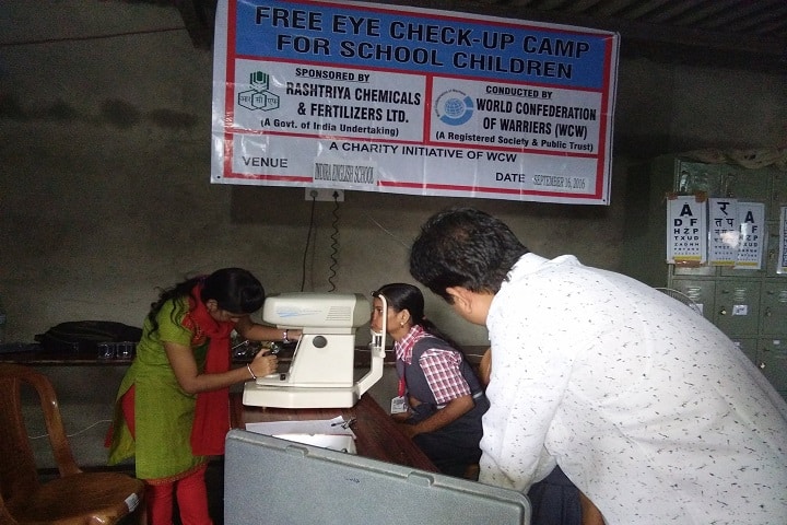 Indra English High School And Junior College-Eye Check Up