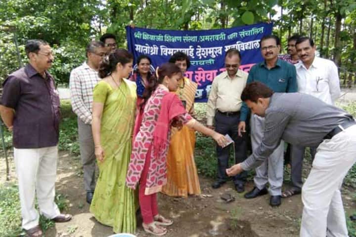 Matoshree Vimalabai Deshmukh Junior College-Tree Plantation