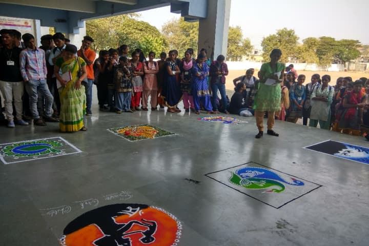 Sant Muktabai Art and Comm College-Rangoli Competition