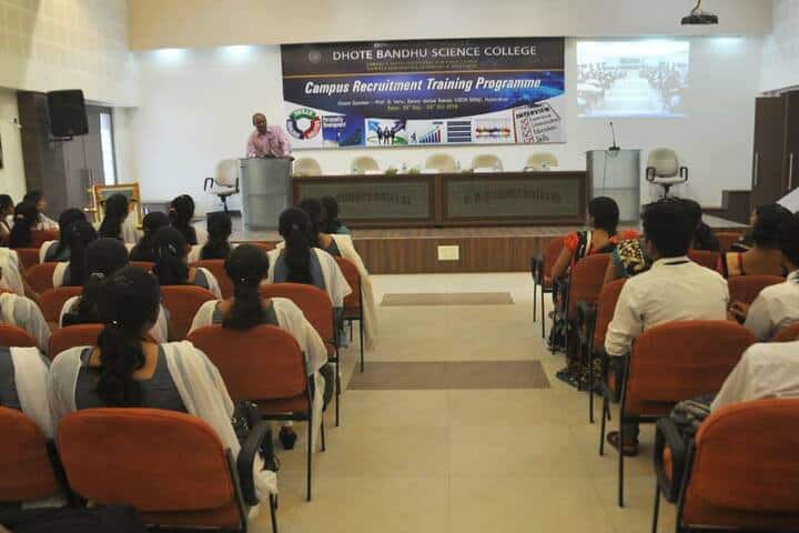 Dhote Bandhu Science Junior College-Campus Recruitment Training Programme