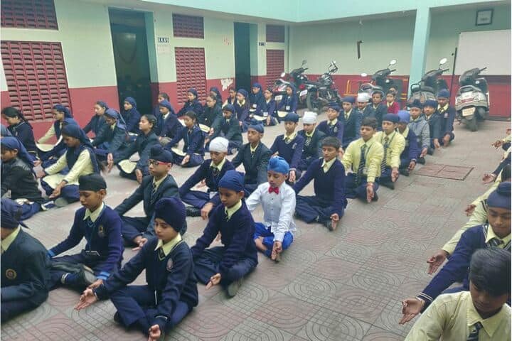 G.T.B. Mission Senior Secondary School- Yoga Activity