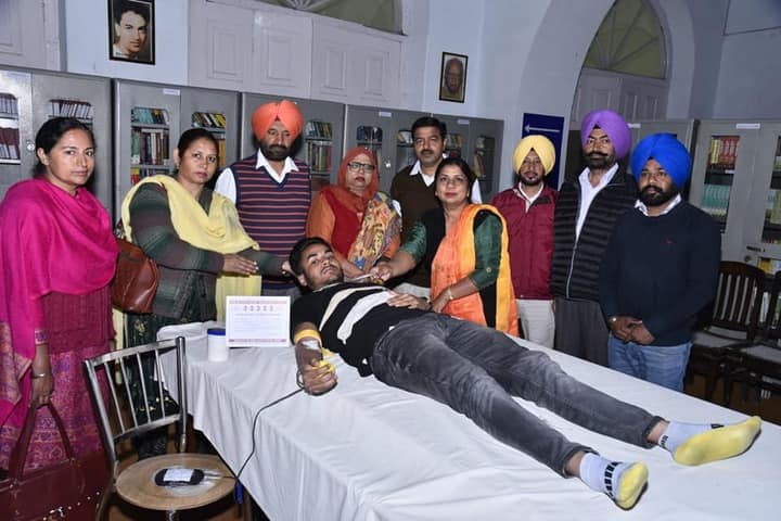 Akal Degree College- blood donation