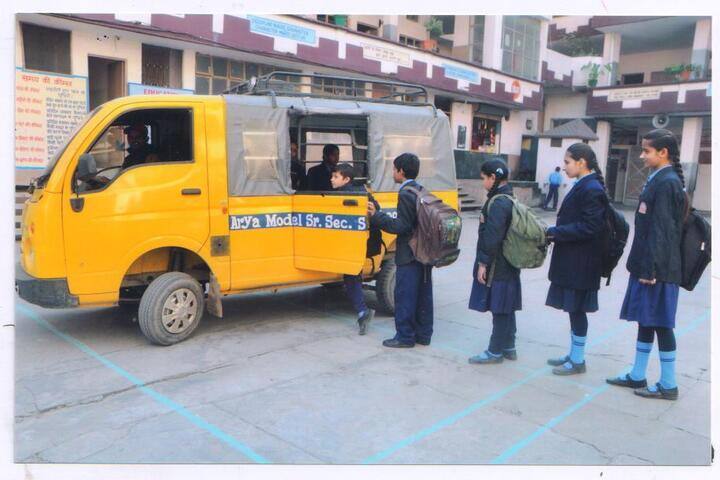 Arya Model Senior Secondary School- transport Bus