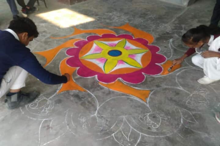 Saara International School-Rangoli